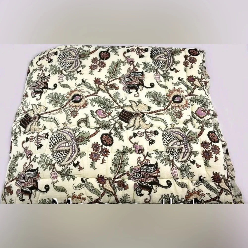 ❤️❤️ Brand New Roller Rabbit Amanda Queen Size  Quilt Sage